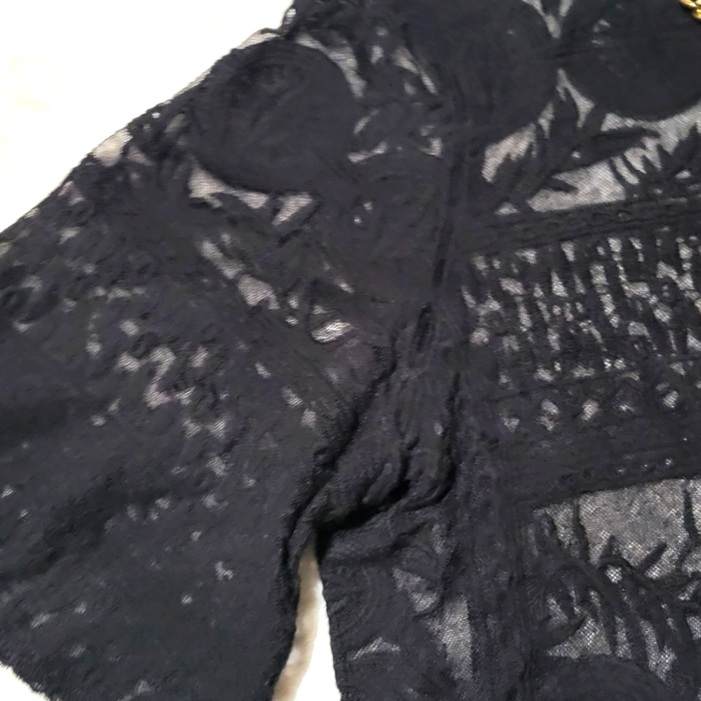 Black Lace Top - Picture 10 of 12